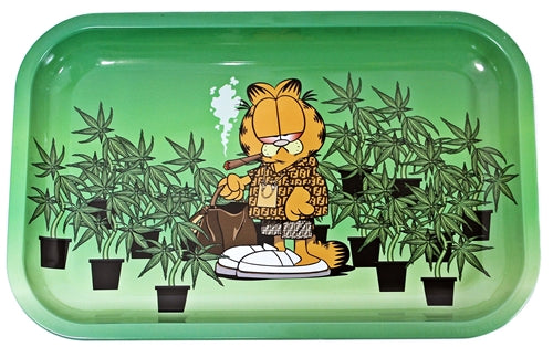 Metal Rolling Tray - Garfield Leaf