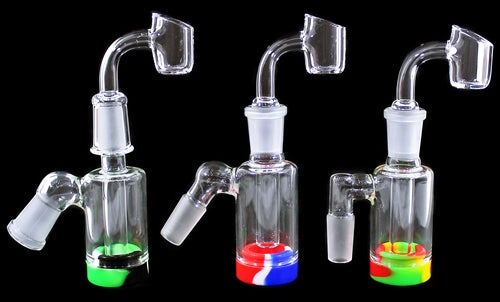 Glass Silicone 3pc Oil Reclaim Collector Ash Catcher