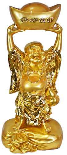 33.5" Gold Buddha Statue #4