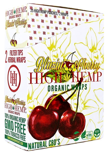 High Hemp Organic Wraps - Blazin Cherry