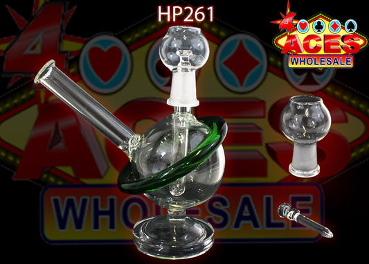 7" Halo Oil Rig Water Pipe