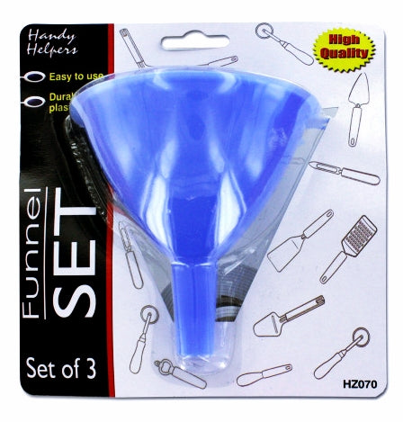 Handy Helper 3pc Funnel Set