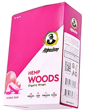 Afghan Hemp Blunt Wraps - Hemp Woods - Bubble gum