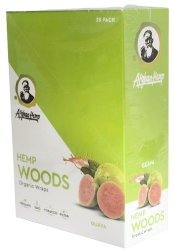 Afghan Hemp Blunt Wraps - Hemp Woods - Guava