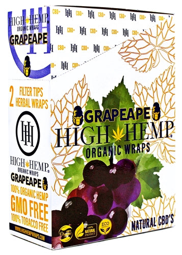 High Hemp Organic Wraps - Grapeape