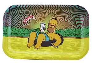 Backwoods Rolling Tray - Homer Simpson Chilling