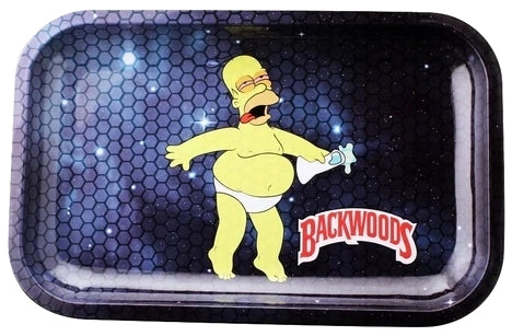 Backwoods Rolling Tray - Homer In Space