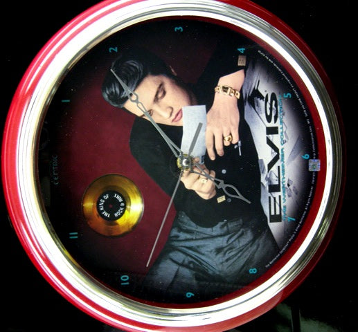 10" Elvis Presley Wallclock