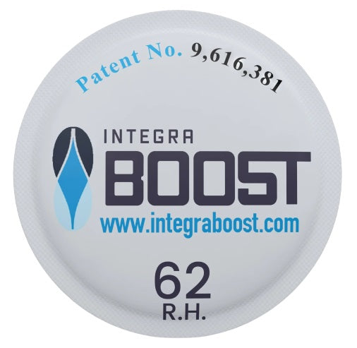 100ct Integra Boost Humidity Packs - Round - 62% - 38mm