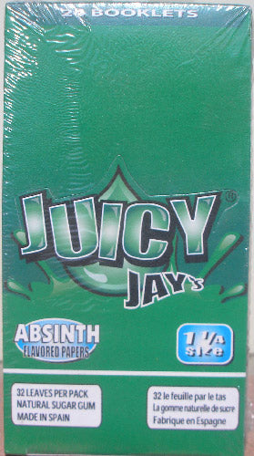 Juicy Jays Rolling Paper - 1 1-4 Absinth