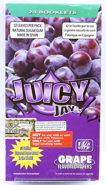 Juicy Jays Rolling Paper - 1 1-4 Grape