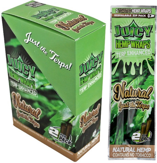 Juicy Hemp Wraps Terp Enhanced - Natural