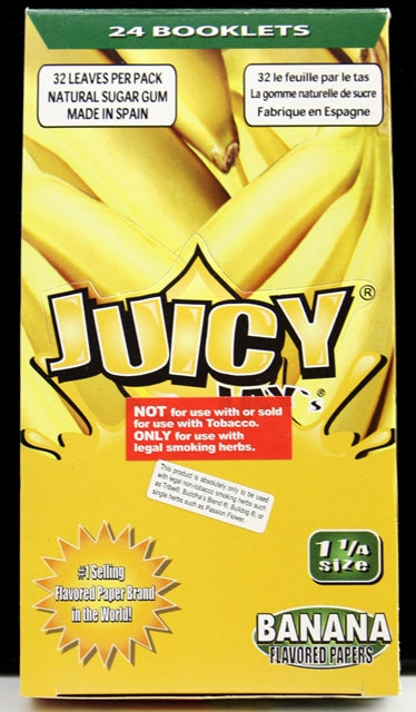 Juicy Jays Rolling Paper - 1 1-4 BANANA