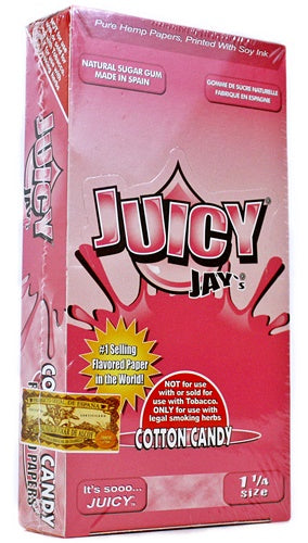 Juicy Jays Rolling Paper - 1 1-4 Cotton Candy