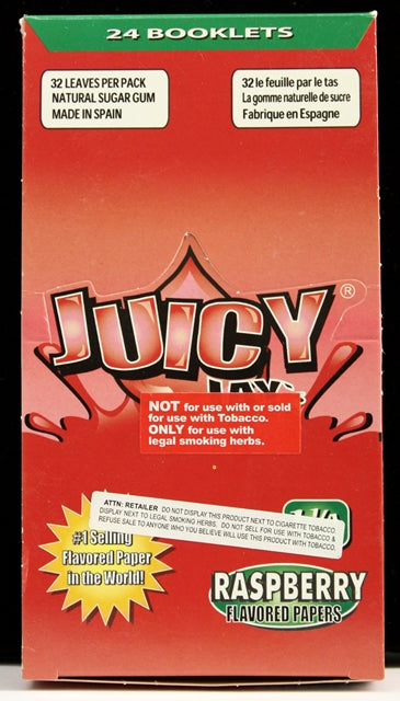 Juicy Jays Rolling Paper - 1 1-4 Raspberry