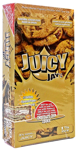 Juicy Jays Rolling Paper - 1 1-4 Chocolate Chip Cookie