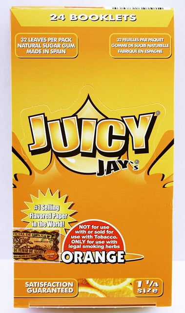 Juicy Jays Rolling Paper - 1 1-4 Orange