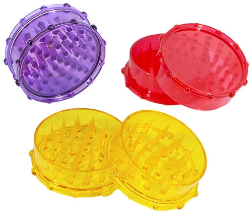 10ct Jumbo 100mm Acrylic Grinder Assortment