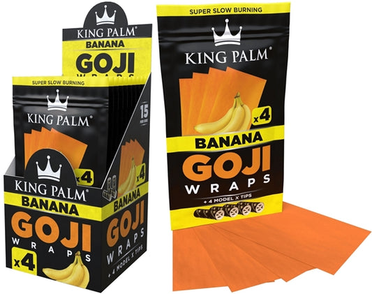 King Palm - Goji Blunt Wraps – Banana