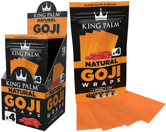 King Palm - Goji Blunt Wraps – Natural