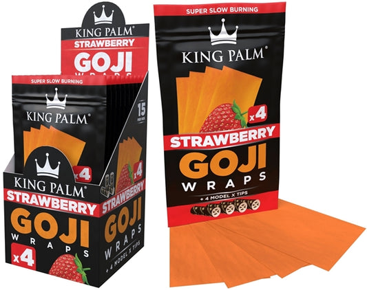 King Palm - Goji Blunt Wraps – Strawberry