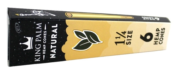 King Palm Natural Hemp Cones - 1 1-4