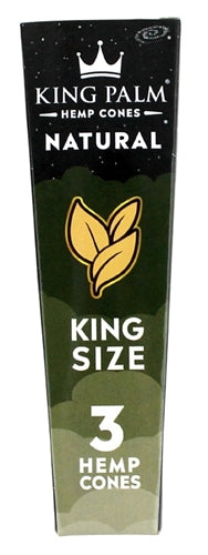 King Palm Natural Hemp Cones - King Size