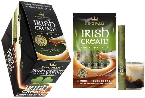 King Palm Irish Cream (Limited Edition) - 5x15pk - Mini Rolls