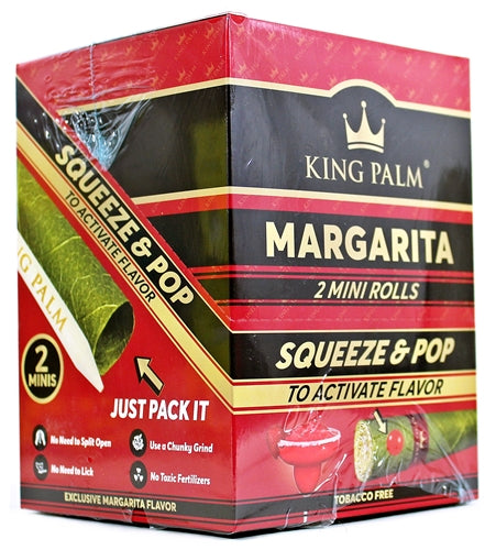 King Palm Mini Rolls - Margarita 20pk