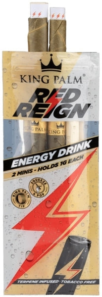 King Palm Mini Rolls - Red Reign Energy Drink 20pk