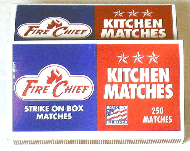 Fire Chief Kitchen Matches - Case