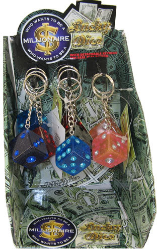 Lucky Dice Key chain Display