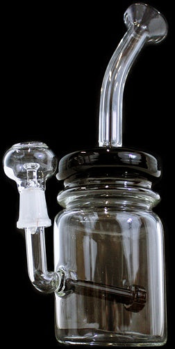 10" Mason Jar Style Showerhead 14mm Oil Rig Water Pipe