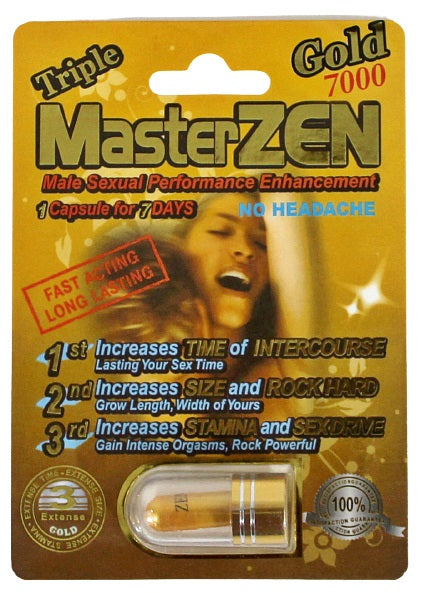MasterZen Gold 7000 Male Enhancement Capsules