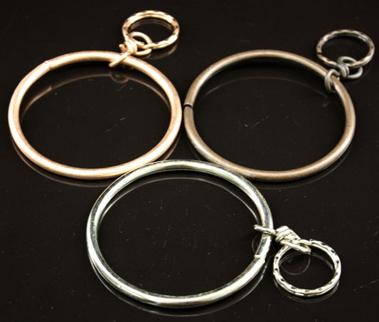 12ct Metal Ring Key Chain