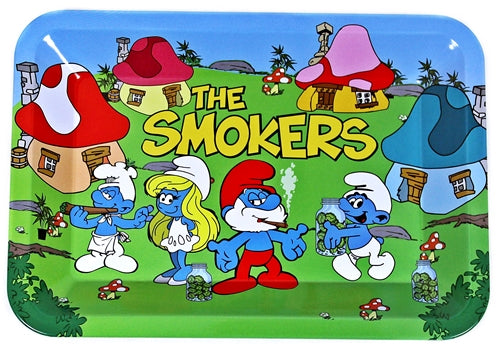 Mini Metal Rolling Tray - The Smokers