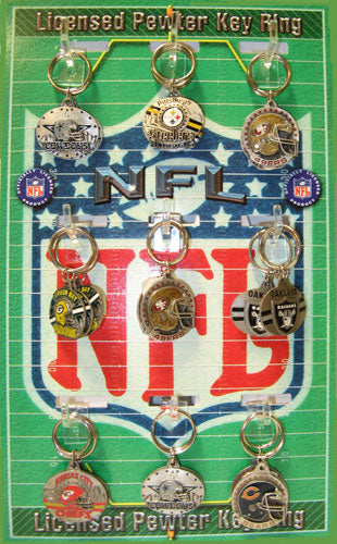 BUY 1 GET 1 FREE NFL Key chain Display