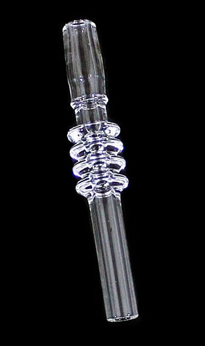 Nectar Straw With 10mm Quartz Tip - Reversal Art Shield Logo