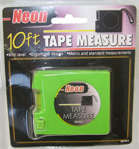 12ct Neon Tape Measure 10ft