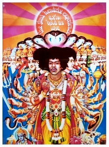 Jimi Hendrix Canvas CV88 Art 31X23