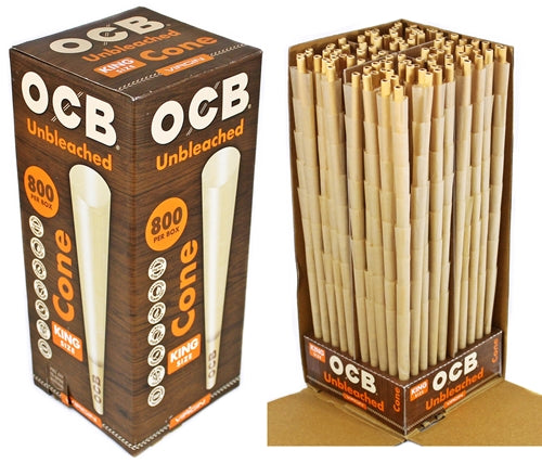 OCB Virgin Pre-Rolled Cones 800ct - King Size