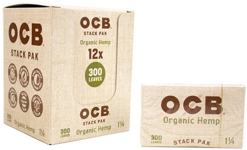 OCB Organic Stack Pak Rolling Paper - 1 1-4