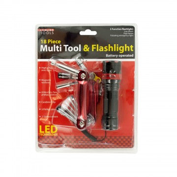 Multi Tool With 3 Function Flashlight Set