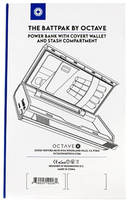 Octave Battpak Power Bank Stash Wallet