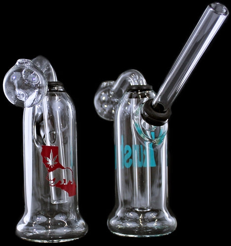 3ct 5" Oil Burner 3pc Decal Bubbler