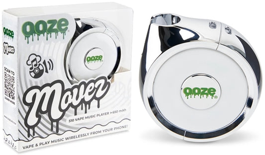 Ooze Movez Wireless Speaker 510 Vape Battery - Cosmic Chrome