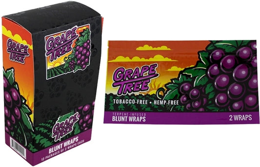 Orchard Beach Flat Blunt Wraps - Grape Tree