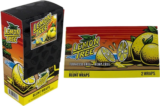 Orchard Beach Flat Blunt Wraps - Lemon Tree