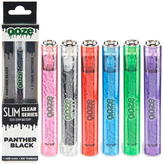 Ooze Clear Series Transparent 510 Vape Battery