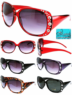 12ct Kature Fashion Sunglasses W- Rhinestones P4185RS